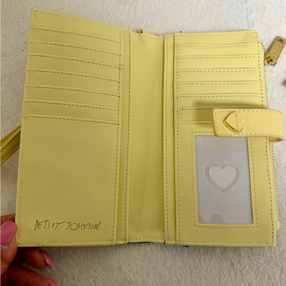 Betsey Johnson Wallet with Wristlet Strap - Picture 4 of 5